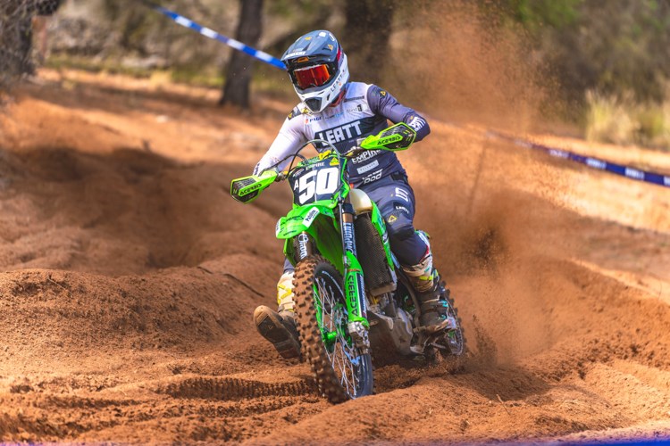 Will Price is hoping to put his KX250X on the podium at Hattah| Photo: Foremost Media